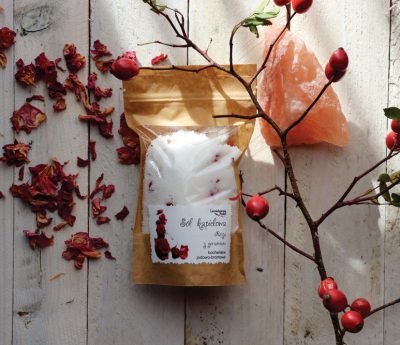 Sól kąpielowa Róża z geranium – 1000 gram